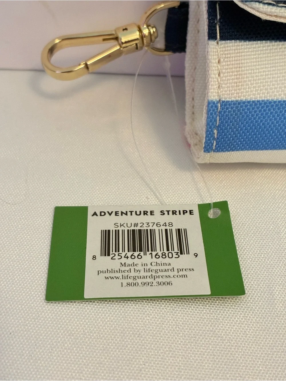 Kate Spade New York Doggie Bag Holder Adventure Stripe New With Tags